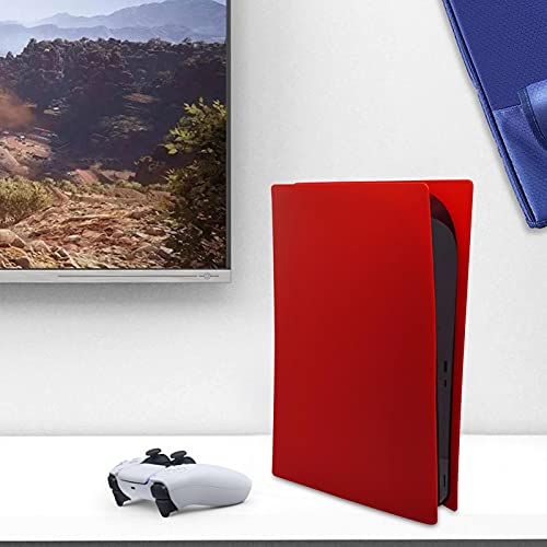 Placa de substituição para console PS5, capa para capa de jogo evita poeira e arranhões para versão