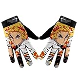 鬼滅の刃 キッズ 手袋 キッズ ニット手袋 アウトドアグローブ スポーツグローブ 防寒手袋 五本指 グローブ 指切り手袋 指切り グローブ 防風 防寒 通園 通学 自転車 子供用,1,M 3-10years [並行輸入品]