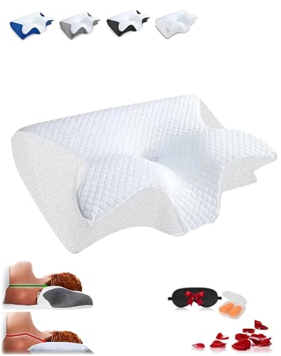 Sleep Apnea Pillow, Ergonomic Pillow for Neck Pain Relief, 2