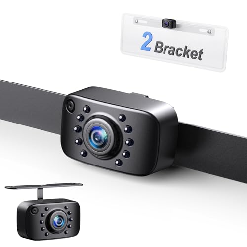 eRapta ERT01 HD Backup Camera Rear View License Plate Reverse Camera Universal for Pickup Truck Car...