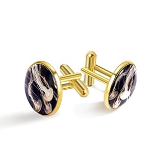 lucide kwallen Manchetknopen voor mannen set gepersonaliseerd