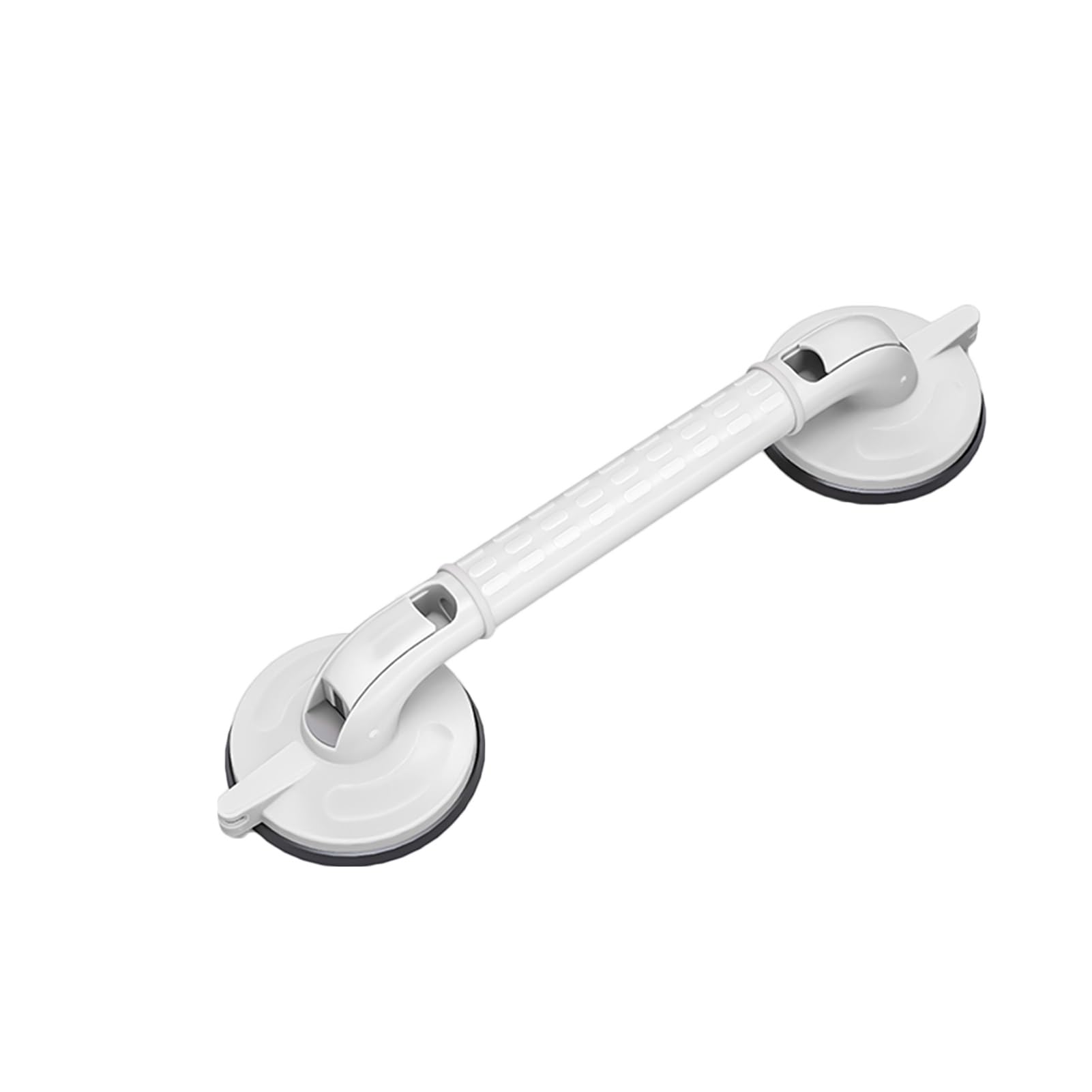 Barras de agarre con ventosa for bañeras, barras de agarre de plástico for baño de 38-53 cm, manijas de inodoro for personas mayores, adecuadas for mujeres embarazadas discapacitadas ( Color : White ,