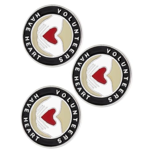 Badge de remerciement volontaire en alliage : un cadeau de broches chic