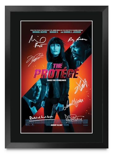 Cartel de Maggie Q firmado The Protégé enmarcado A3 para decorar salones y salas de cine