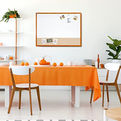 Cork Board And Dry Erase Board Combo, Magnetic White Board And Cork Board Combination For Wall With 100% Brazil-Imported Solid Wood Frame, Combo Board For Office, School & Home, 36 X 24 Inches #TOP5