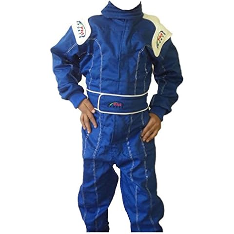 PM Sports Kids Karting Race Suit Blue Cover