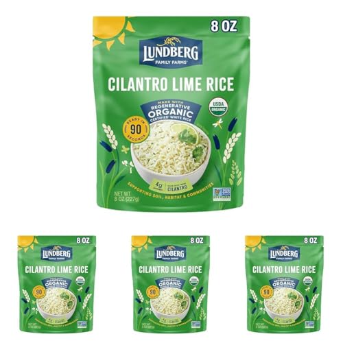 Lundberg Cilantro Lime Rice 5.5 Oz (Pack of 4)