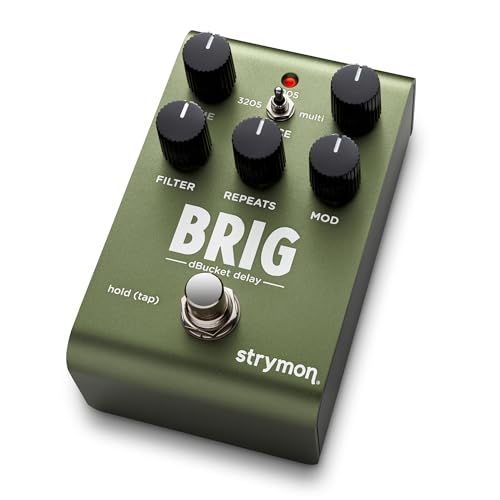Strymon Brig dBucket BBD Guitar Delay Pedal with 3 Distinct Analog Voices for Electric and Acoustic...