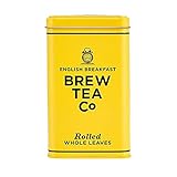 Brew Tea Co - English Breakfast Tea in Classic Tin - Strong & Malty - 150g Loose Leaf Tea