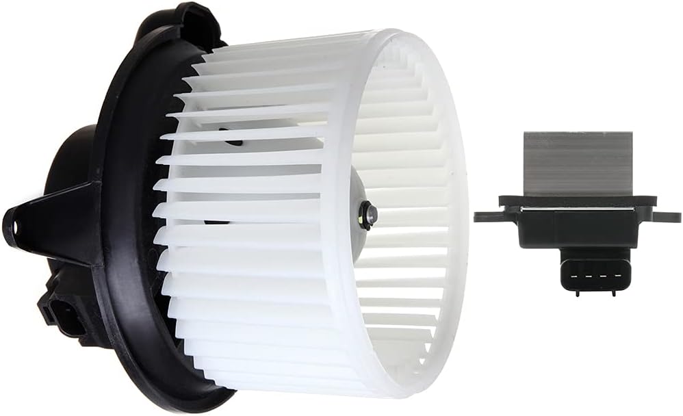 AUTOMUTO AC Heater Blower Motor Module With Wheel and Resistor Replace 27226ZH00A 2005-2009 for Nissan for Armada 5.6L,2004-2012 for Nissan for Titan 5.6L