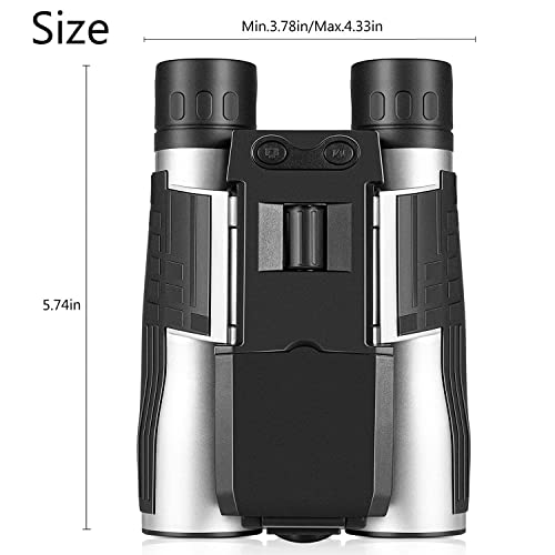 2" Lcd Display Digital Binoculars With Camera 12X32 5Mp Take Pictures Video Recorder Function Binoculars Camera With 32Gb Memery Card Strap & Pouch #TOP1