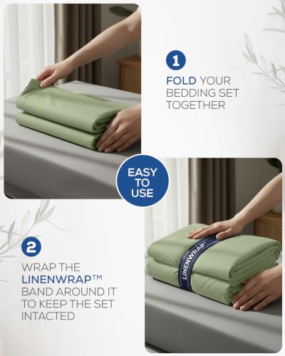Image of Utopia Bedding Queen Sheet Set 4 Piece Soft Sheets - Sage
