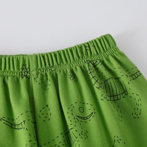 Image of Toddler Boy Clothes Kids Summer Cotton Outfits Shirt Short Sets Size 2-7