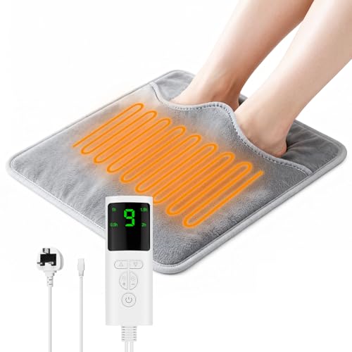 Coussin chauffant électrique pieds et dos pour soulager la sensation de froid