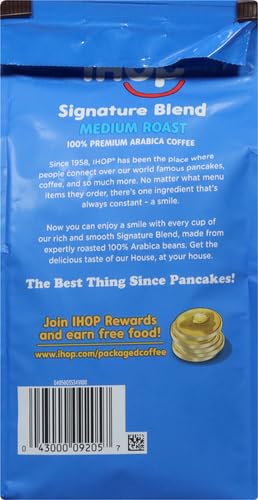 IHOP Medium Roast Signature Blend Ground Coffee, 12 oz Bag