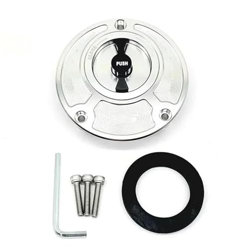 Bouchon de réservoir d'essence sans clé alu CNC pour moto XJ6 Diversion 09-15