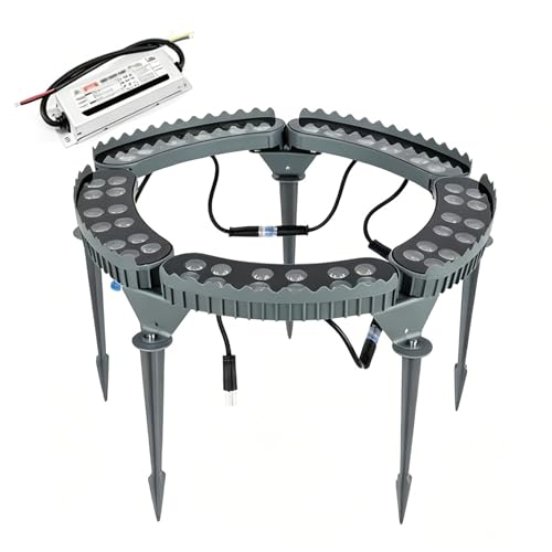 Lumière anneau arbre d'extérieur DC 24V avec son transformateur