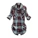 Match Women's Long Sleeve Plaid Flannel Shirt #2021(Medium, Checks#13)