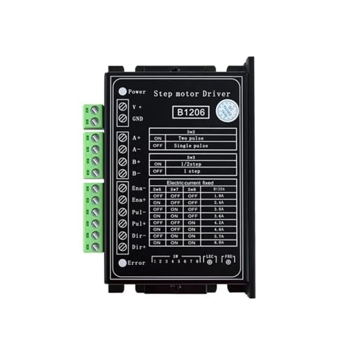 Pilote de moteur pas à pas B1206 biphasé 120V 6A pour contrôle demi-pas précis