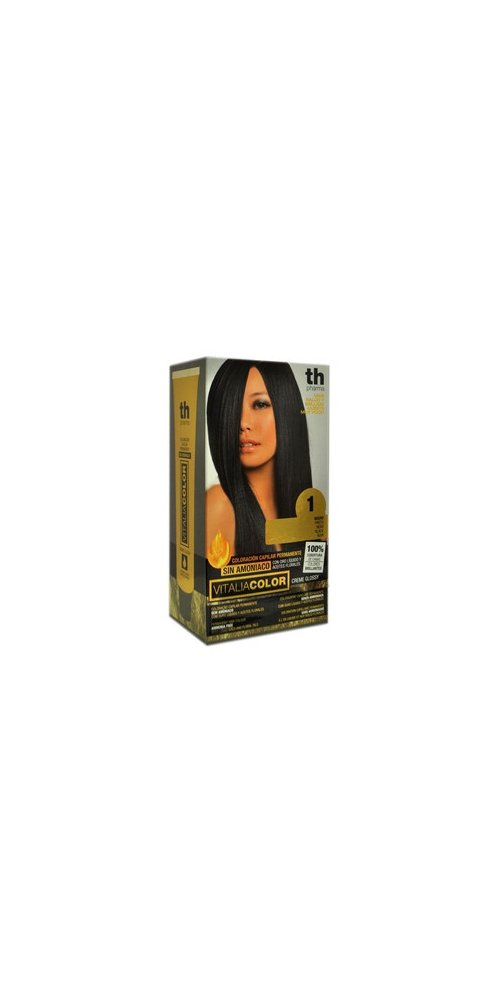 Th Pharma Th Vitalia Color Tinte Nº 1 Negro Sin Amoniaco 100 g