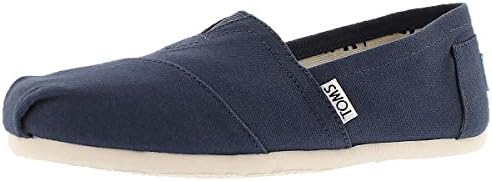 TOMS Women's Slip-on Oxford Flat, Blue, 12