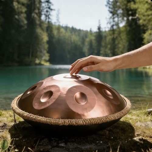 �n���h�p���h�����y�� 22�C���` 440Hz/432Hz D �}�C�i�[�N���h �X�`�[���h���� �\�t�g�o�b�O�t���A�}���b�g2�A�X�^���h�A�_�X�g�t���[�N���X 9/10/12�m�[�g�n���h�p�� �h�����Ŋy��(�u���E��,432Hz/10Note)