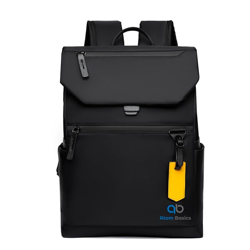Waterproof Premium Quality Outdoor High Capacity Lightweight, Nylon Business Laptop Backpack - 39L, Black-image-15