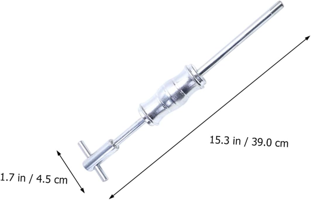 Healifty 9pcs Steel Bearing Puller Set with Slide Hammer Attachments Inner Bearing Removal Tool for Automotive Repair