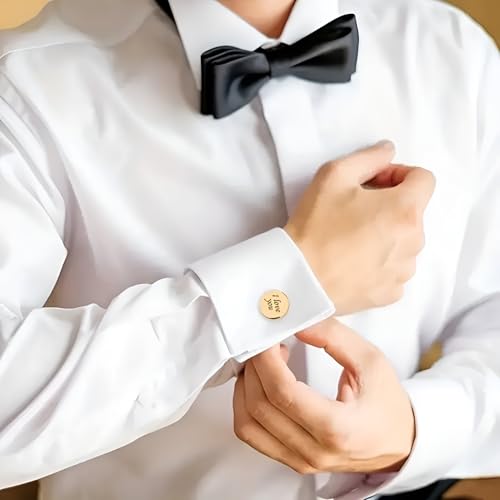 Mancuernillas personalizadas de plata para hombres miniatura 4