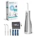 Waterpik WF-03UK010 Freedom Idropulsore Portatile, Strumento di Rimozione della Placca Dentale e Batteri, Senza Fili e Waterproof, Ottimo per Viaggi, Piccoli Bagni o Uso in Doccia, Bianco
