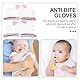 MILISTEN 2 Paare Baby Halt Daumen Sauging Kinder Finger Guards Stoppen Säuglingsfinger Sauging Handschuhe No Scratch Atmungsaktiver Finger Thumb Protector für Kinder Kleinkinder L