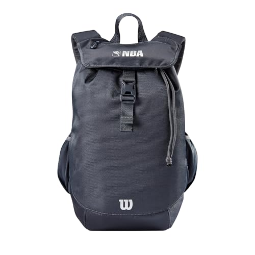 Mochila NBA Forge con exterior resistente Wilson gris de almacenamiento amplio 2