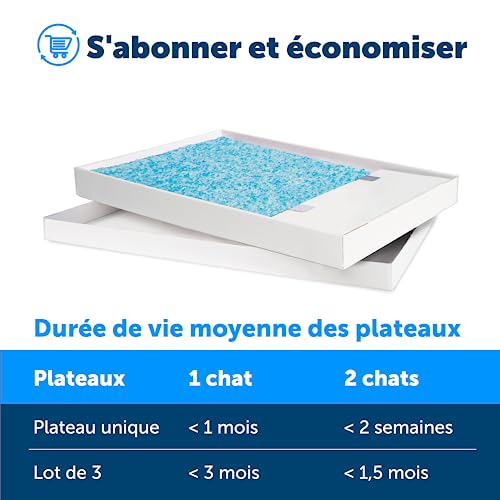 PetSafe ScoopFree Bac à Litière Cristaux Bleus, Paquet de 3 – vue 5