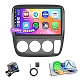 Inefala 2+64G Radio for Honda CRV 1997-2001 Manual A/C CarPlay Stereo Android 15 9' Touchscreen Android Auto Bluetooth GPS DSP 26UI Backup Camera