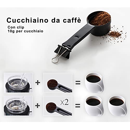 Máquina de Café de filtro, Batería Cargada, Cafetera Americana, 1-2 Tazas de Café, Jarra de Vidrio, Función de Apagado… - Imagen 5