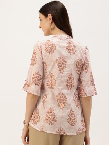 Image of Printed Mandarin Shirt - Casual & Chic (S-3XL)