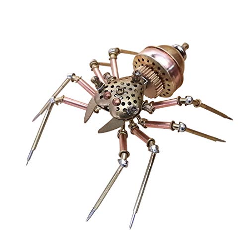 Metalowy model układanki 3D przedstawiający pająka, zestaw konstrukcyjny stali nierdzewnej, zabawka edukacyjna, rękodzieło, ozdoba biurko, zabawka kolekcjonerska