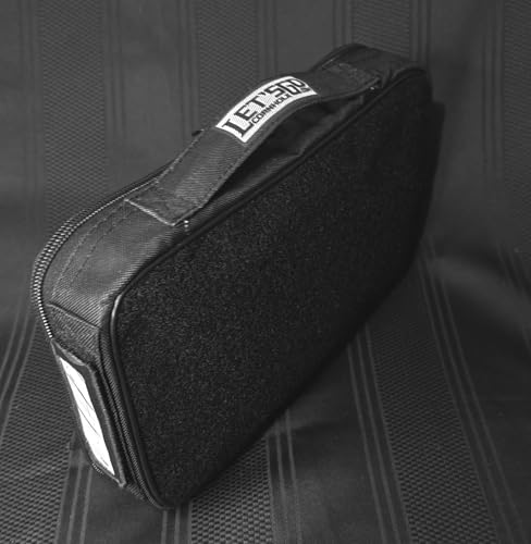 LETS GO CORNHOLE Bag Storage Pouch Black Carrying Case SIX Pack All Each Small Insert Holds 4 Regulation Bean Bags Zuca-Compatible Rolling case and Backpack Gear (Black)