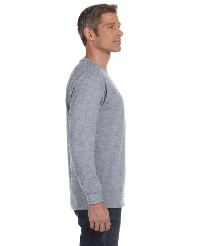 Image of Hanes Mens 6.1 oz. Tagless ComfortSoft Long-Sleeve T-Shirt (5586)