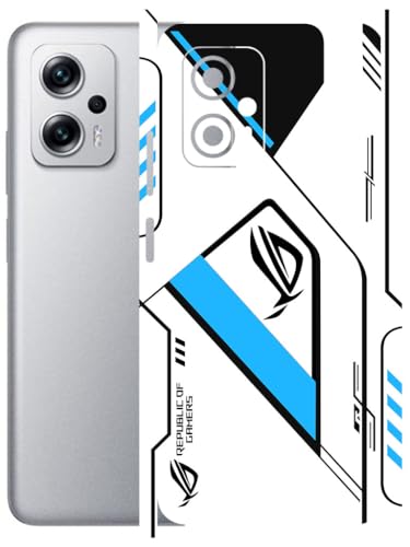 Image of AtOdds - Full Body Back Screen Guard Protector Film - Lamination Wrap Skin Sticker Compatible with REDMI K50i (5G) | Scratchproof Matte Finish (RogBlue)