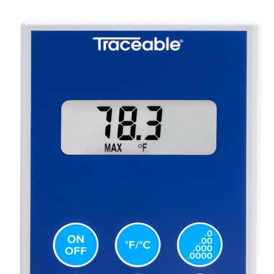 Traceable Scientific Thermistor Thermometer with USB Probe