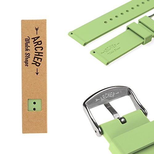 Image of Quick Release Silicone - Tea Green 24mm