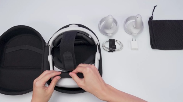 Kiwi Design Carrying Case Compatible with Quest 2 Accessories Fits