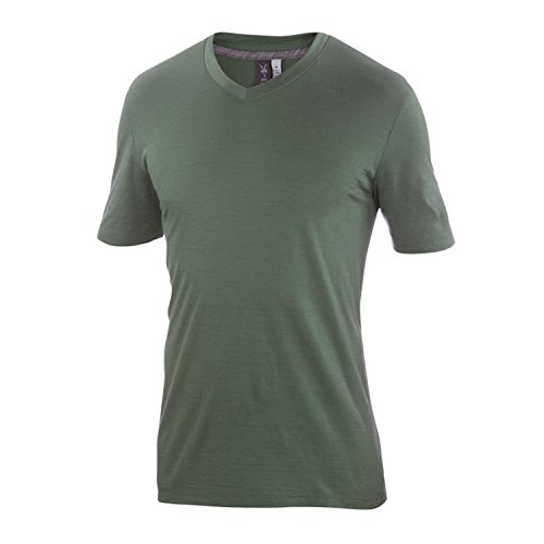 Ibex Merino Wool Men's Axis V-Neck Tee