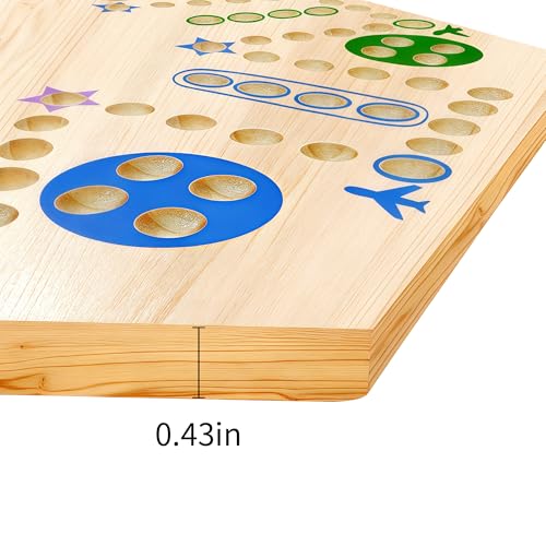Wooden Wahoo Juego de Mesa de Madera para 4 a 6 jugadores miniatura 5