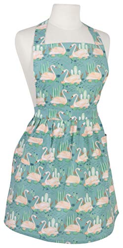 Now Designs 2405011aa Classic Apron Swan Lake Design