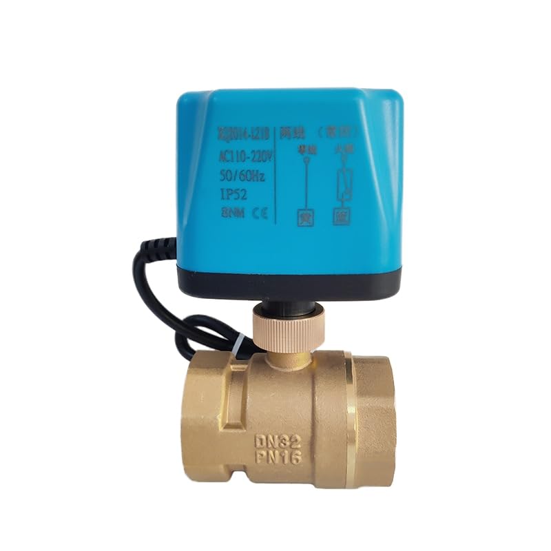 Mosiężny 2-przewodowy zawór kulowy z silnikiem z wyłączaniem i resetowaniem, 8 N·m, wysoki moment obrotowy, 220 V, 110 V, 24 V, 12 V AC/DC, alternatywny elektryczny zawór elektromagnetyczny (12 V