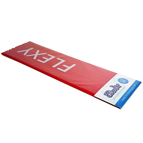 3Doodler Create Flexy 3D Printing Filament Refill Pack (x25 Strands, Over 200 ft. of Extruded Plastics!) - Red