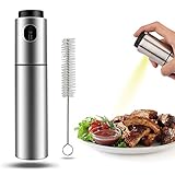 OYOZ Olive Oil Sprayer, Oil Sprayer for Cooking Oil Dispenser with Cleaning Brush for Cooking Salad BBQ Kitchen Baking Roasting