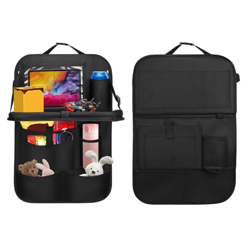 lompyeu Organizador Coche, Organizador Asiento Coche Niños con Espacio para Tableta/Teléfono, 11 Bolsillos, Accesorios Coche (1 Pcs Organizador Coche)